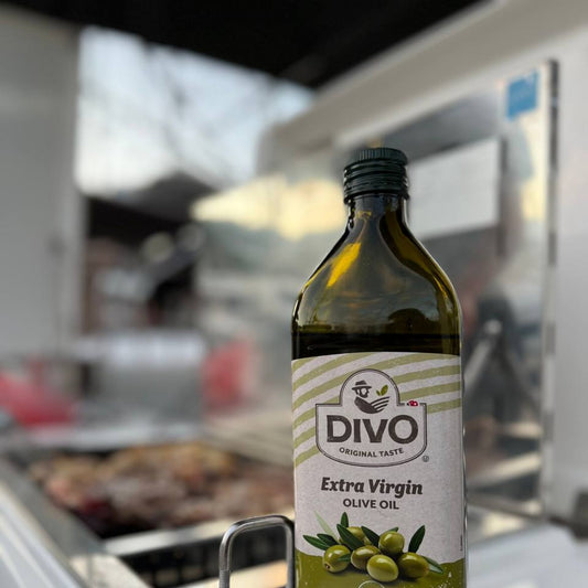 DIVO Extra Natives Olivenöl 1L im Einsatz — Olivenöl für die Profi-Küche