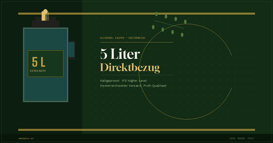 DIVO Olivenöl 5 Liter Kanister – Profi-Gebinde für Gastronomie und Hobbyköche