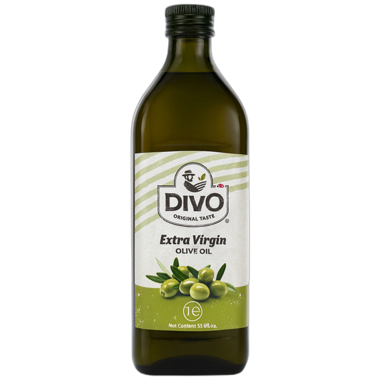DIVO Extra Natives Olivenöl 1L — mildes Alltagsöl von Basso Fedele & Figli